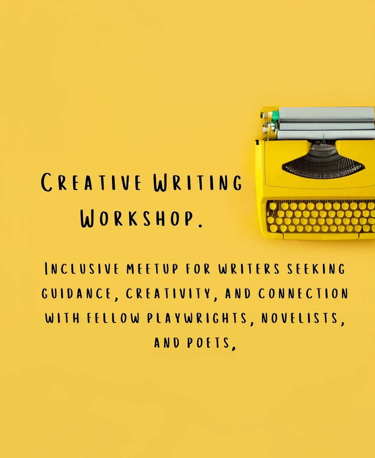 Monthly Creative Writing Workshop with Gina Knox