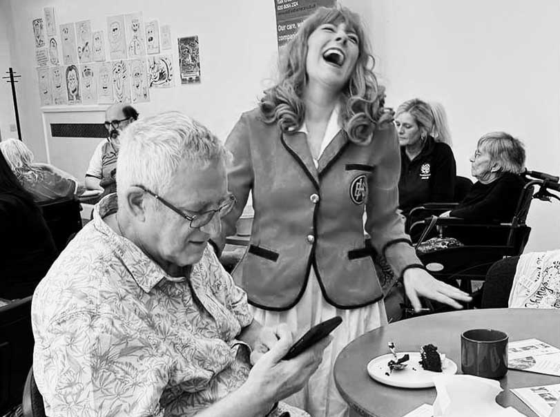 sharing joy